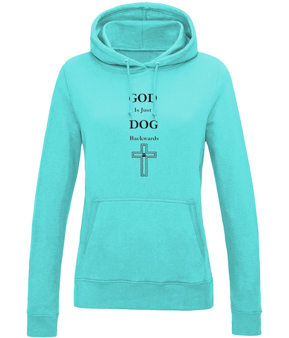 Women's God Is Just Dog Backwards Hoodie