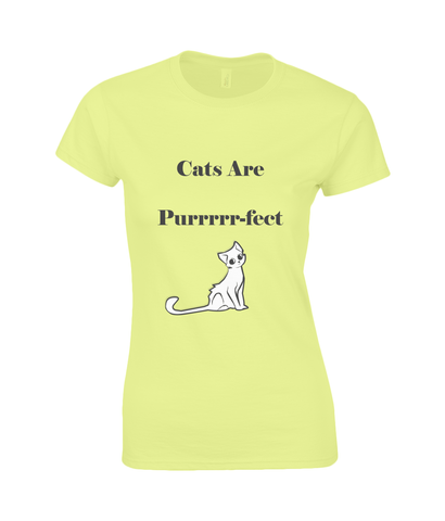 Womens Cats Are Purrrr-fect T-Shirt