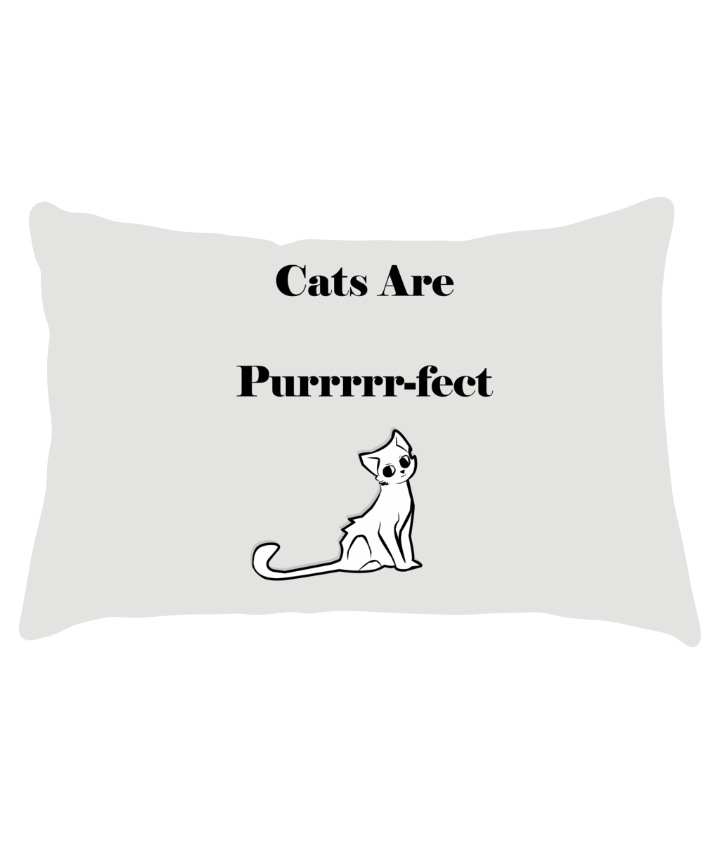 Cats Are Purrrr-fect Lumbar Cushions