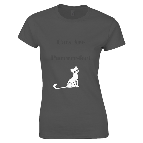 Womens Cats Are Purrrr-fect T-Shirt