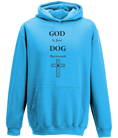 Men's God Is Just Dog Backwards Hoodie