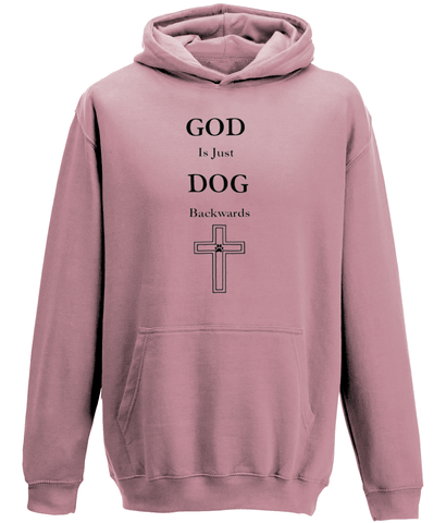 Men's God Is Just Dog Backwards Hoodie