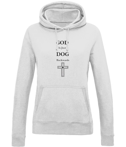 Women's God Is Just Dog Backwards Hoodie