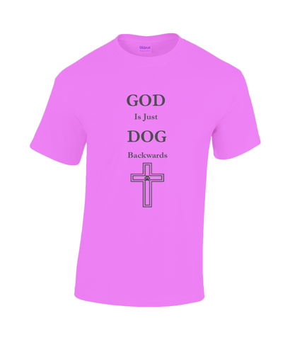 Men's God Is Just Dog Backwards T-Shirt