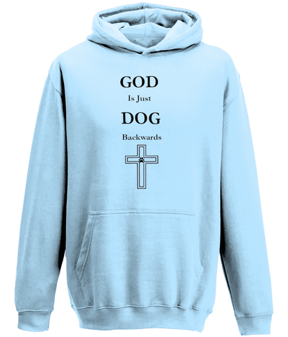 Men's God Is Just Dog Backwards Hoodie