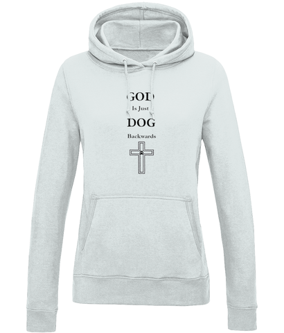 Women's God Is Just Dog Backwards Hoodie