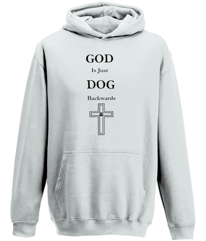 Men's God Is Just Dog Backwards Hoodie