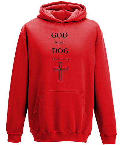 Men's God Is Just Dog Backwards Hoodie