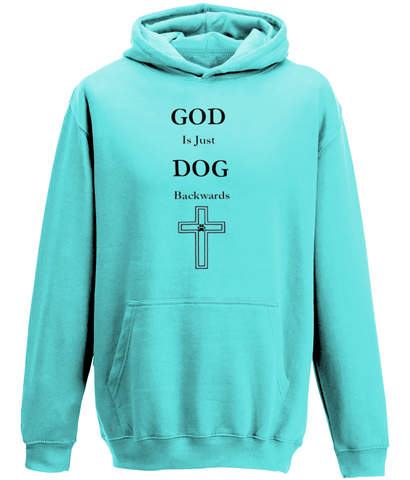 Men's God Is Just Dog Backwards Hoodie