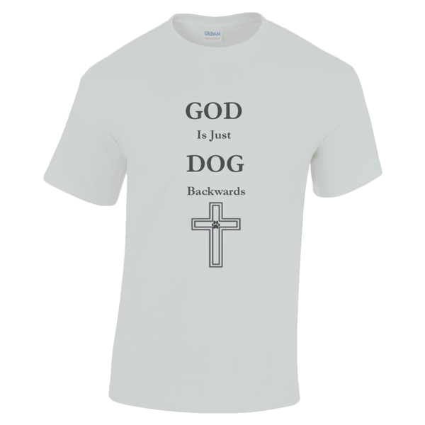 Men's God Is Just Dog Backwards T-Shirt