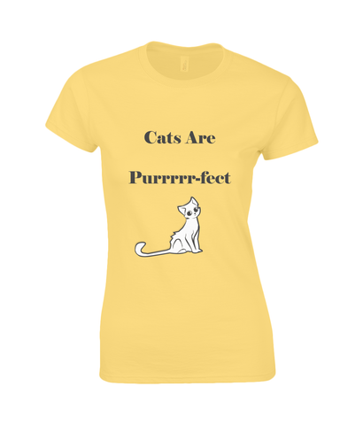 Womens Cats Are Purrrr-fect T-Shirt