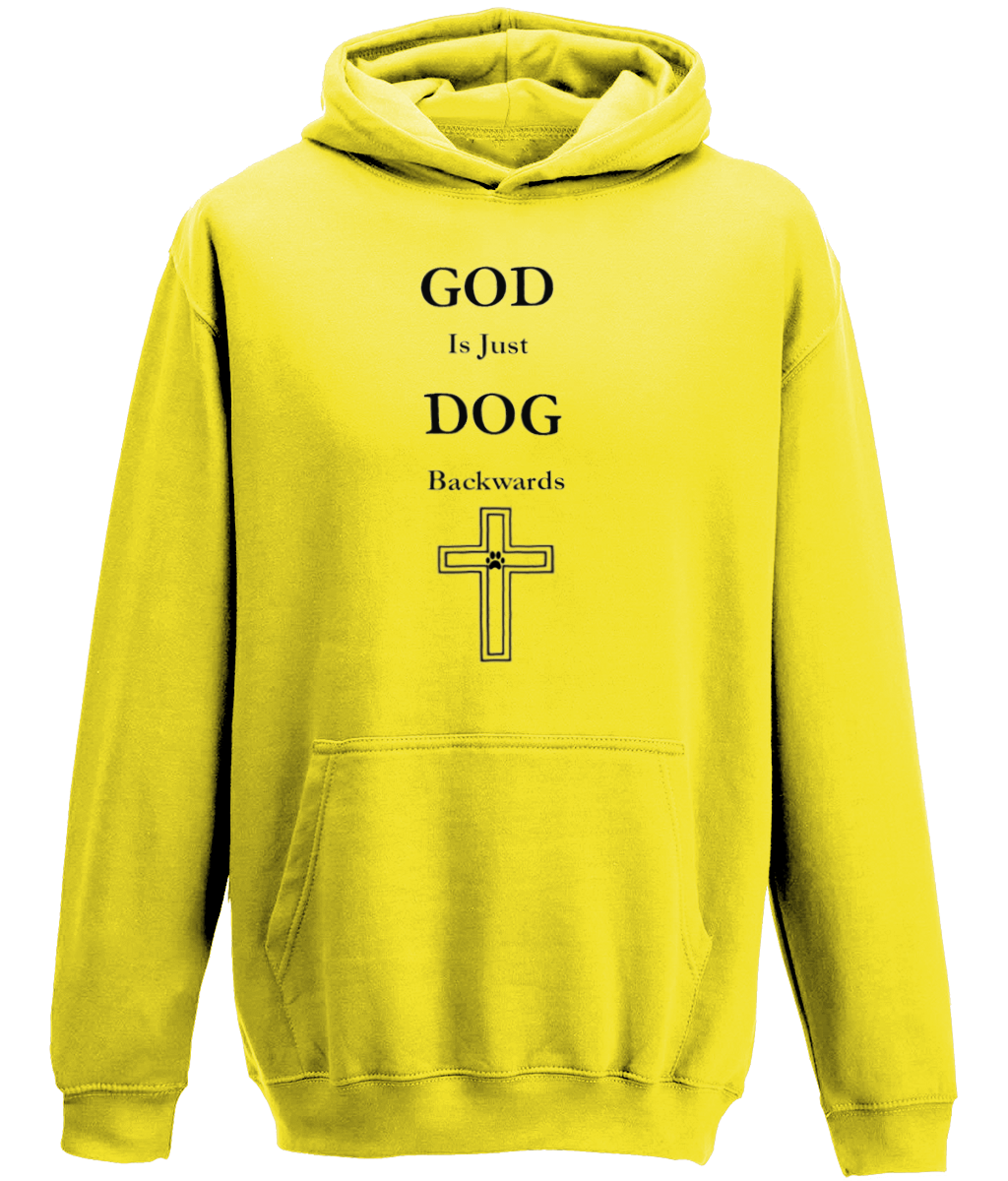 Men's God Is Just Dog Backwards Hoodie