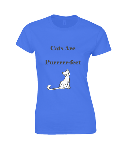 Womens Cats Are Purrrr-fect T-Shirt