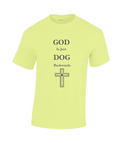 Men's God Is Just Dog Backwards T-Shirt