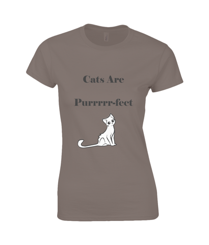 Womens Cats Are Purrrr-fect T-Shirt