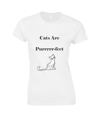 Womens Cats Are Purrrr-fect T-Shirt