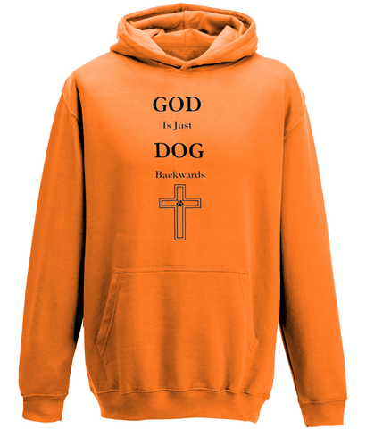 Men's God Is Just Dog Backwards Hoodie