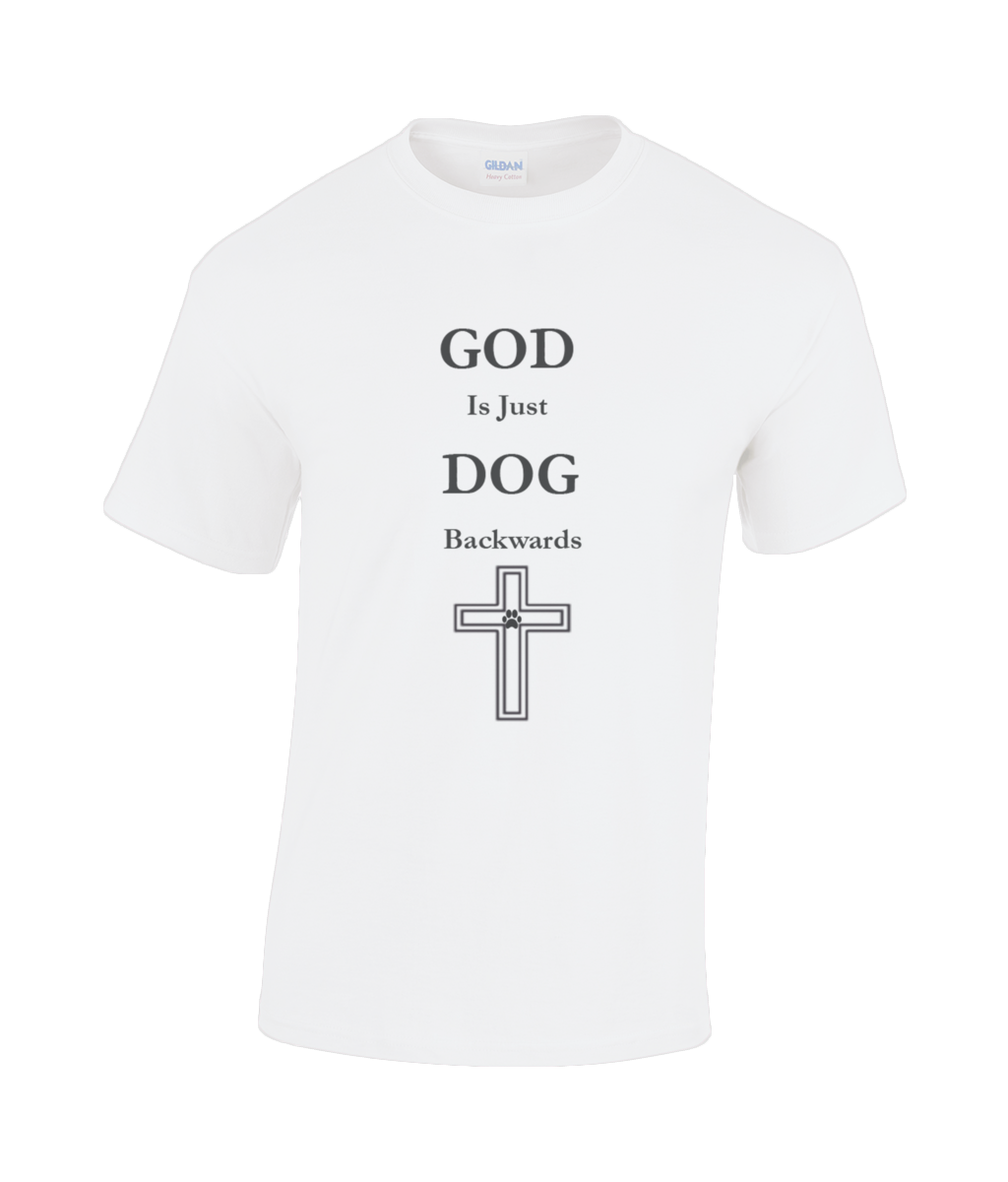 Men's God Is Just Dog Backwards T-Shirt