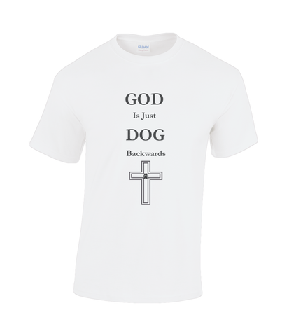 Men's God Is Just Dog Backwards T-Shirt