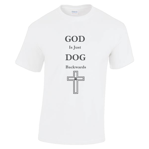 Men's God Is Just Dog Backwards T-Shirt