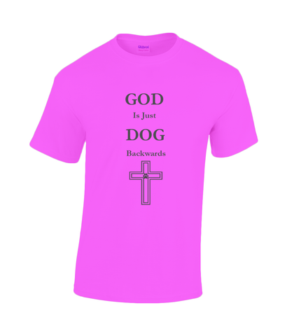 Men's God Is Just Dog Backwards T-Shirt